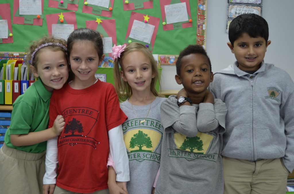 Friends in Greentree shirts