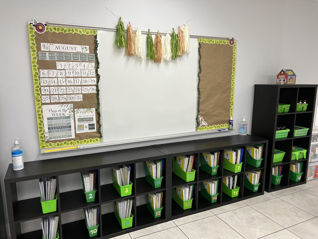 Classroom cubbies